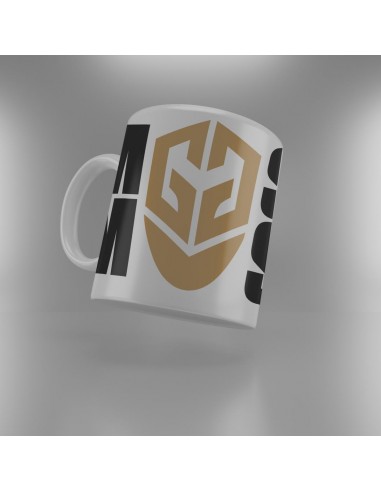 Taza Gmask Cerámica Blanca