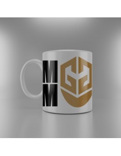 Taza Gmask Cerámica Blanca
