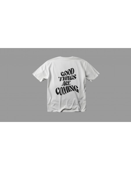 Camiseta Oversize Atom Unity GOOD THINGS ARE COMING