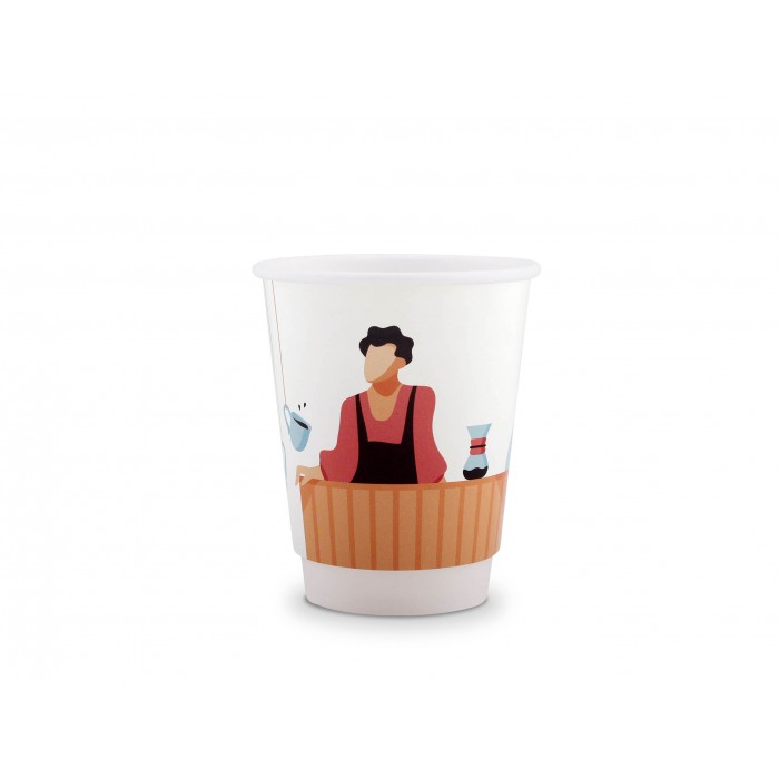 Vaso cartón 8oz - 220ml (Doble capa)