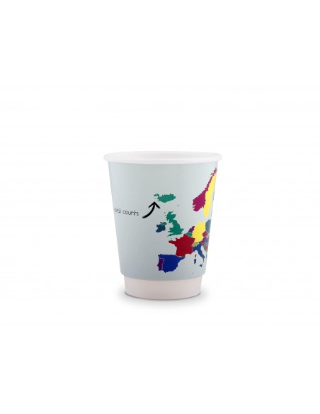 Vaso cartón 8oz - 220ml (Doble capa)