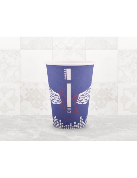 Vaso cartón 12oz - 350ml- 1 capa