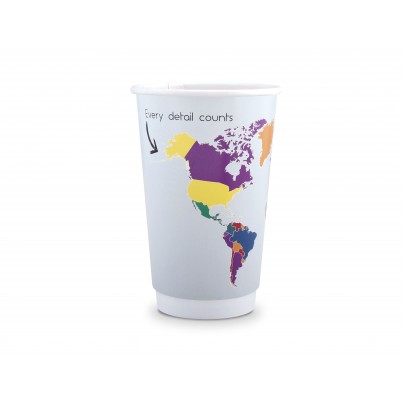 Vaso cartón 16oz - 450ml...