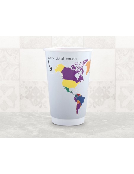 Vaso cartón 16oz - 450ml (Doble capa)
