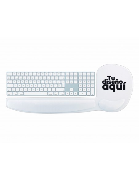 Alfombrilla de ratón para Teclado con Reposamuñecas Básica