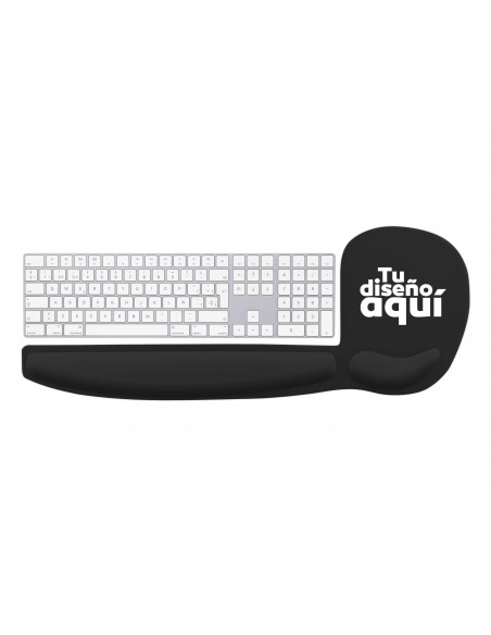 Alfombrilla de ratón para Teclado con Reposamuñecas Básica