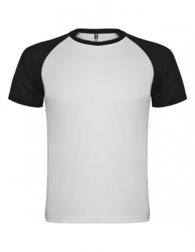 Camiseta técnica INDIANAPOLIS blanco y negro