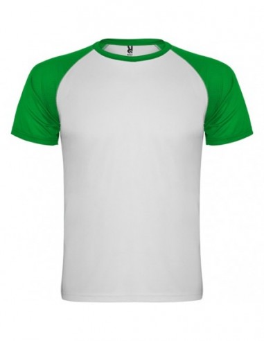 Camiseta técnica INDIANAPOLIS blanco y verde