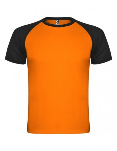 Camiseta técnica INDIANAPOLIS naranja y negro