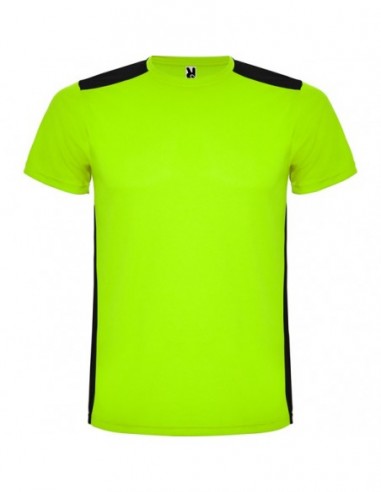 Camiseta técnica DETROIT verde fluor