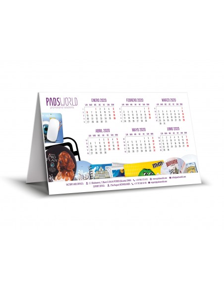 Calendario Cabaña PVC