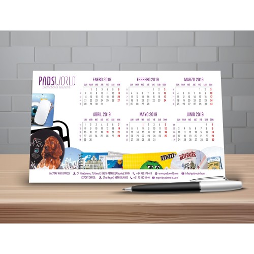 Calendario Cabaña PVC
