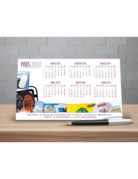 Calendario Cabaña PVC