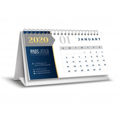 Calendario Papel Lamina Wire-O