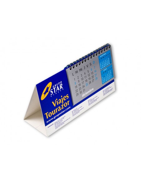 Calendario Papel Lamina Wire-O